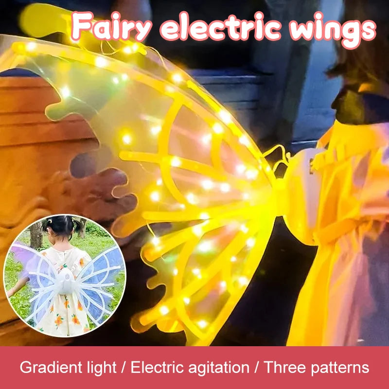 FAIRY ELECTRIC WINGS WITH MUSICAL LIGHTS